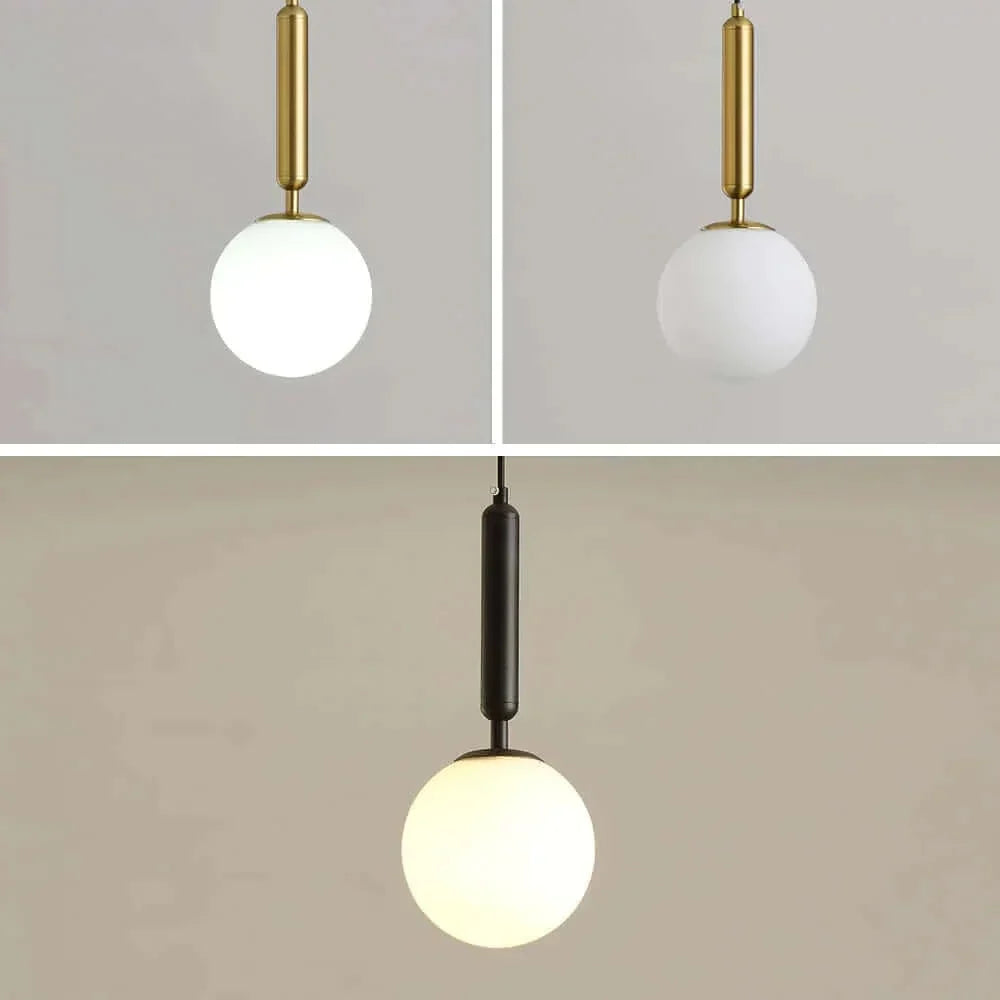Lisslune | Mid-Century Modern Glass Ball Pendant Light