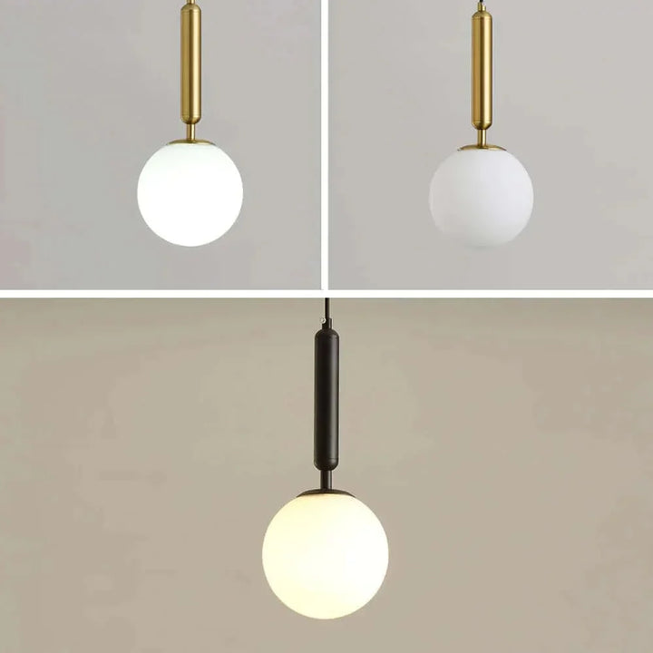 Lisslune | Mid-Century Modern Glass Ball Pendant Light