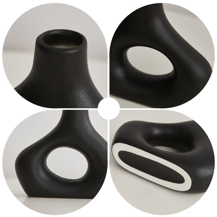 Lisslune | Orbiform Ceramic Vase – Modern minimalist round design