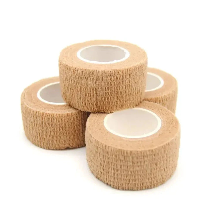 Rynx | 1 piece self-adhesive, cohesive bandage wrap, stretchable, non-woven, self-adhesive tape - skin-colored, elastic athlete bandage