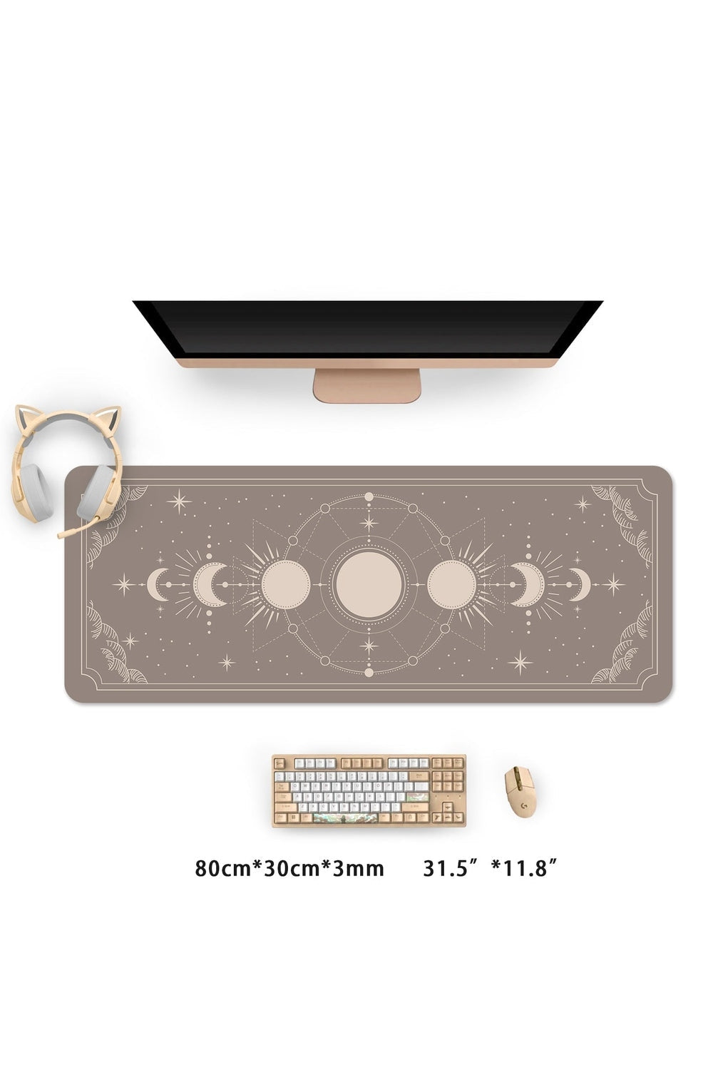 Lisslune | Moon Phases Desk Pad