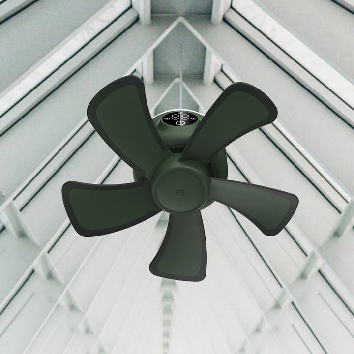Lisslune | Home Cool Portable Rechargeable RC Hanging Fan Lamp