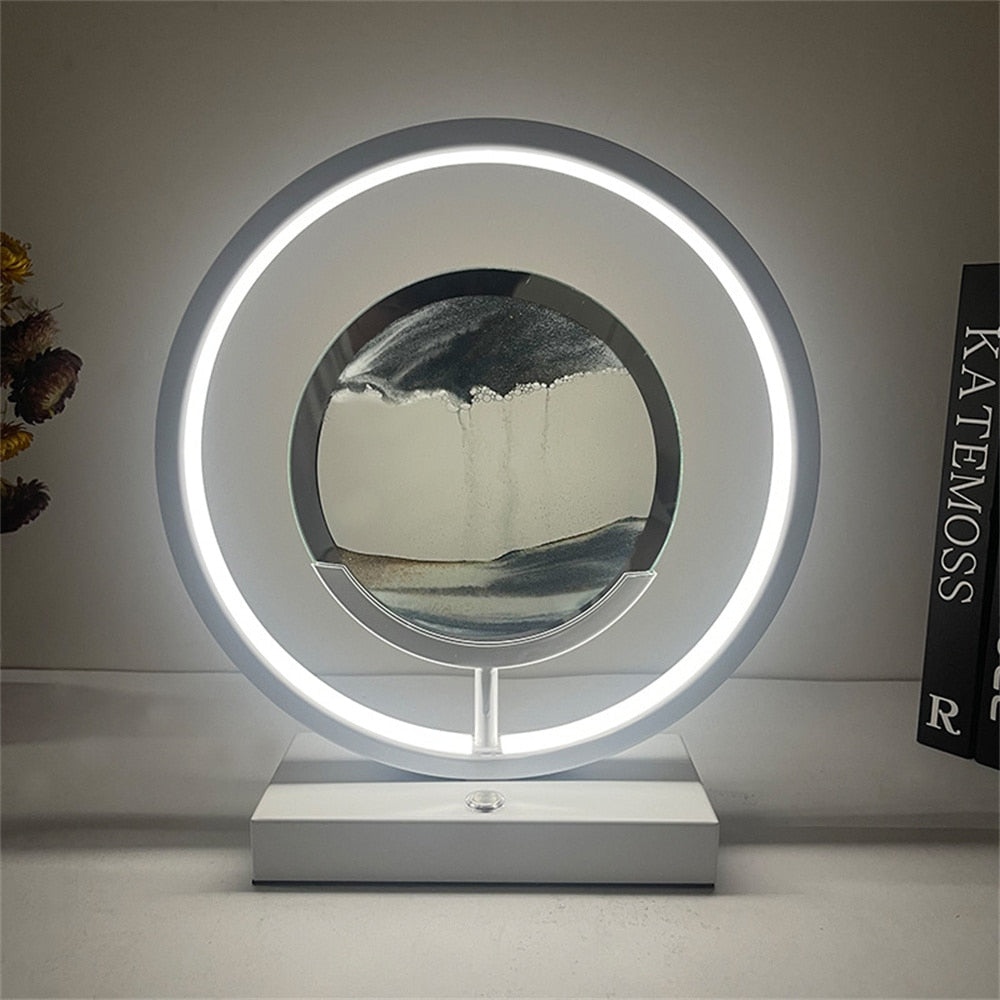 Lisslune | 3D LED Flowing Sand Art Table Lamp