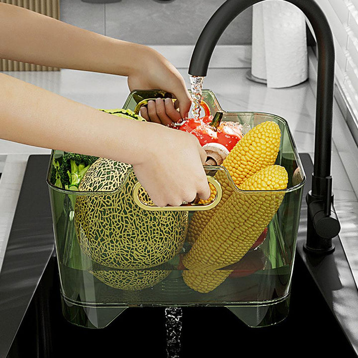 Lisslune | Stackable Vegetable Washing Basket Drainer
