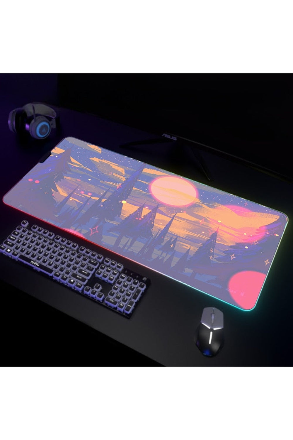 Lisslune | LED Gaming Mouse Pad
