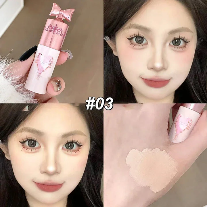 Lisslune | Pink Aufhellendes Flüssigconcealer Wasserdicht Öl Kontrollierend Feuchtigkeitsspendender Concealer Abdeckung Poren Dunkle Ringe Foundation Creme