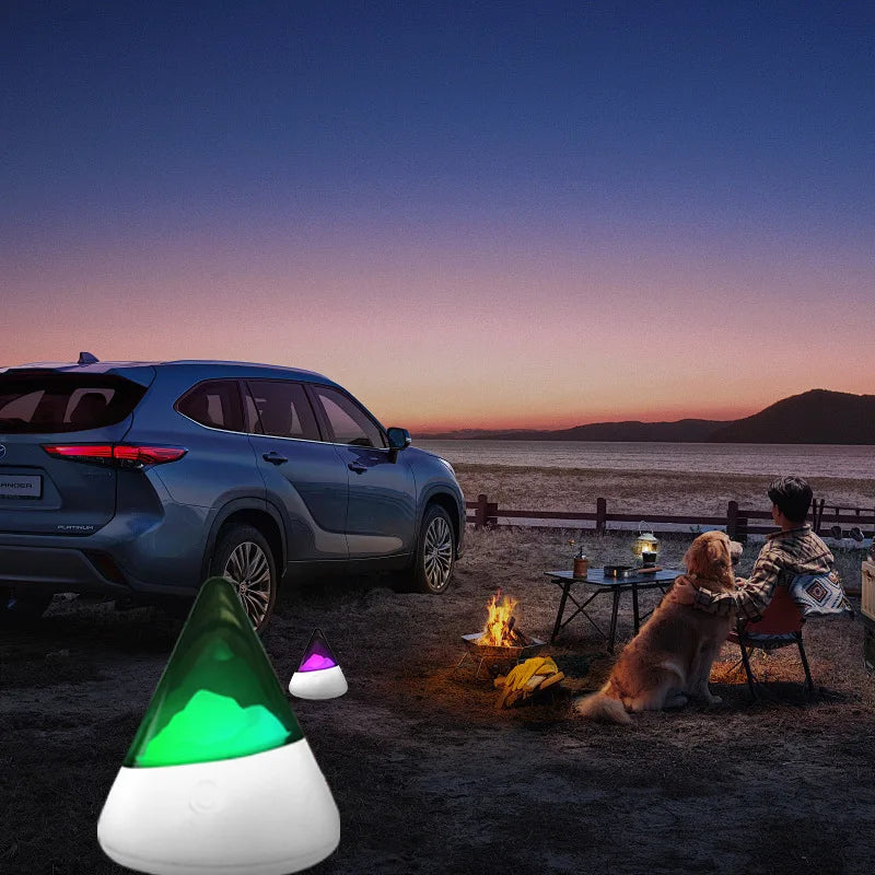 Lisslune | Wireless LED Iceberg Night Light – Modern Design for Relaxed Lighting