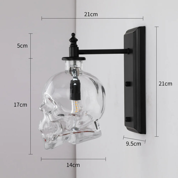 Lisslune | Gothic Skull Bottle Retro Wall Lamp