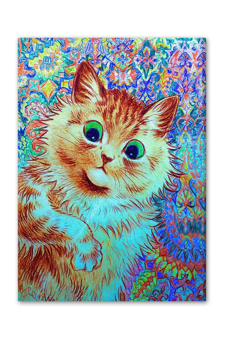 Lisslune | Wain Cats Psychedelic Poster