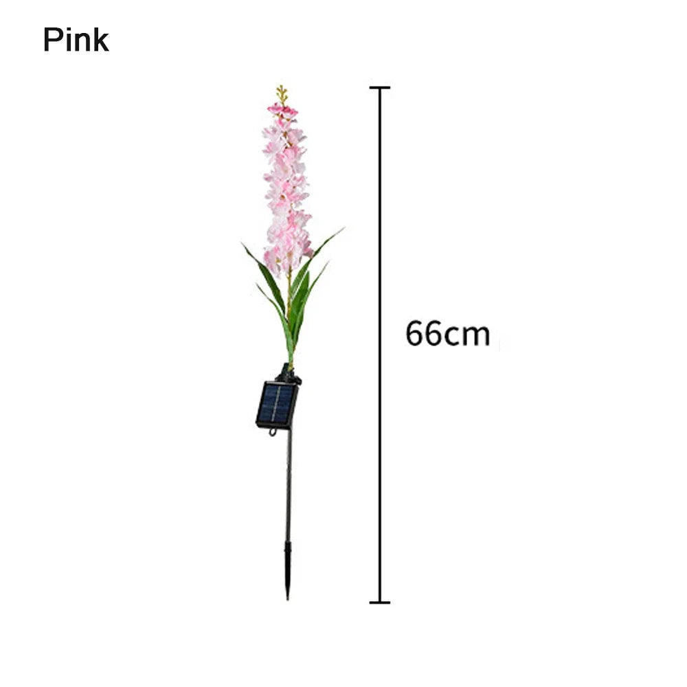 Lisslune | Soft Pink Glow Solar LED Flower Garden Light