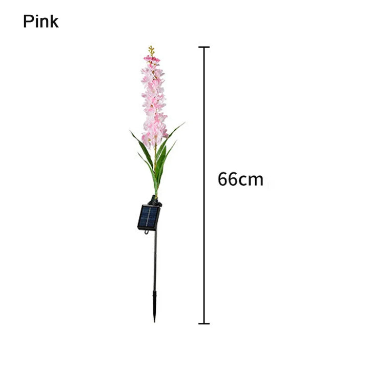 Lisslune | Soft Pink Glow Solar LED Flower Garden Light
