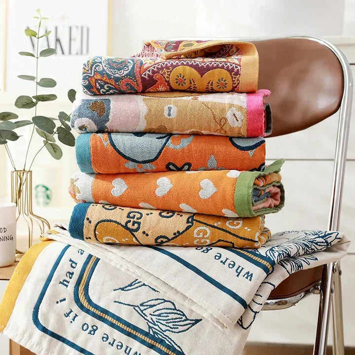 Lisslune | botanical print blanket