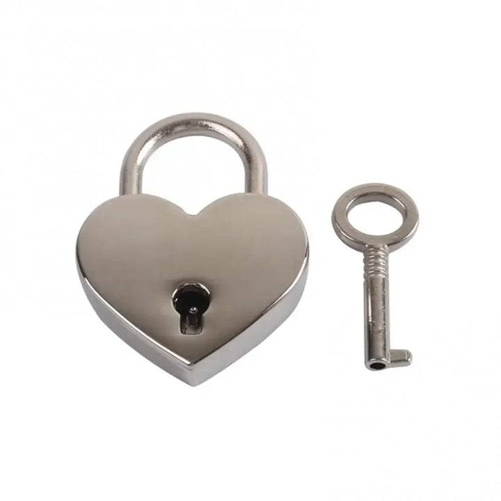 Rynx | Heart Shape Mini Padlock Multicolor Bag Travel Suitcase Luggage Key Lock Security Padlocks Metal Suitcase Luggage Box Lock Gift
