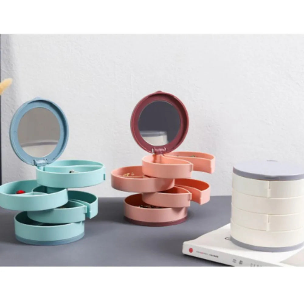 Lisslune | Multi-Layer Rotating  Jewelry Organizer Storage