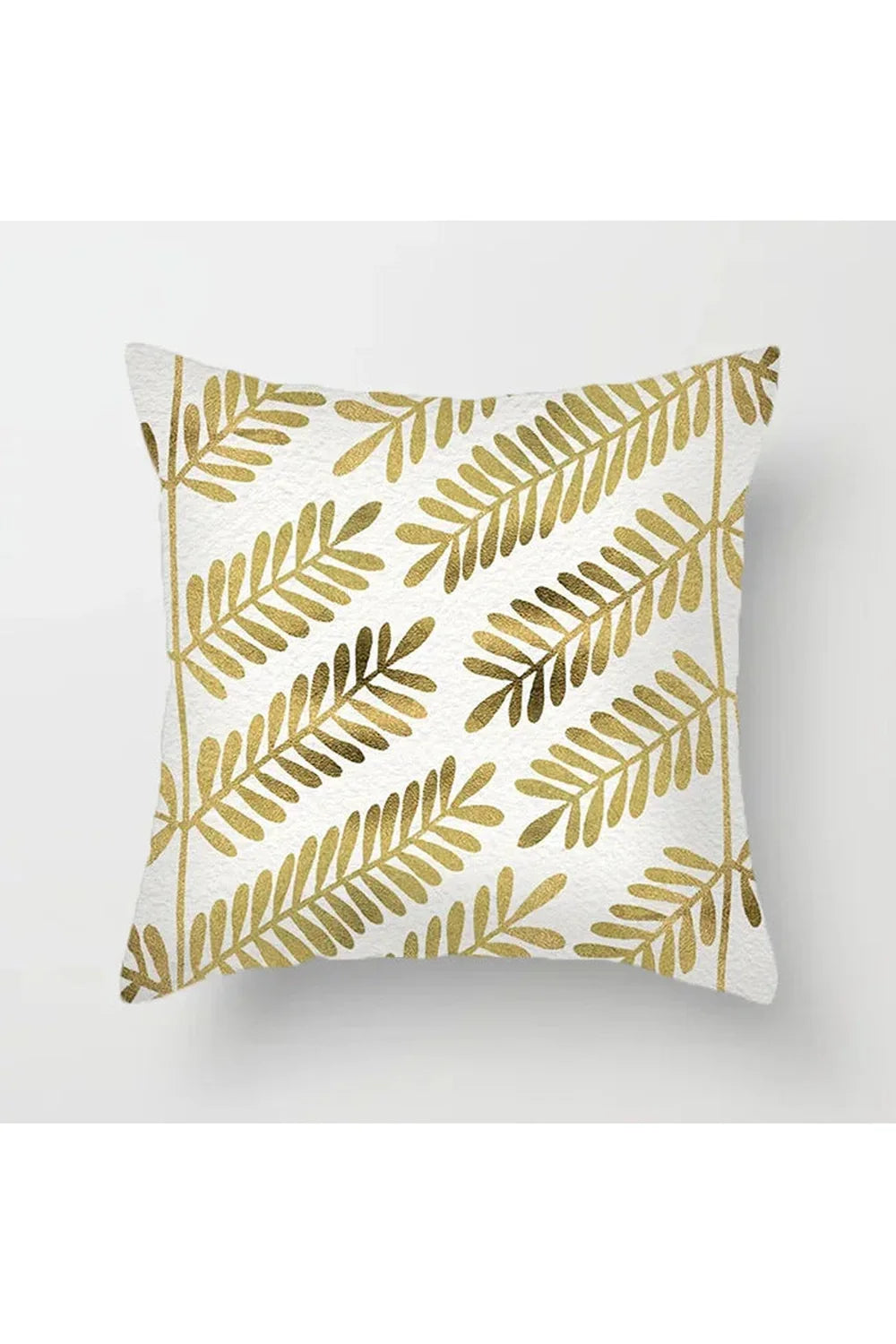 Lisslune | Yellow leaf polyester pillowcase