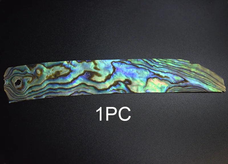 Lisslune | Stunning natural abalone shell fish tail pieces for creative jewelry and instrument inlays
