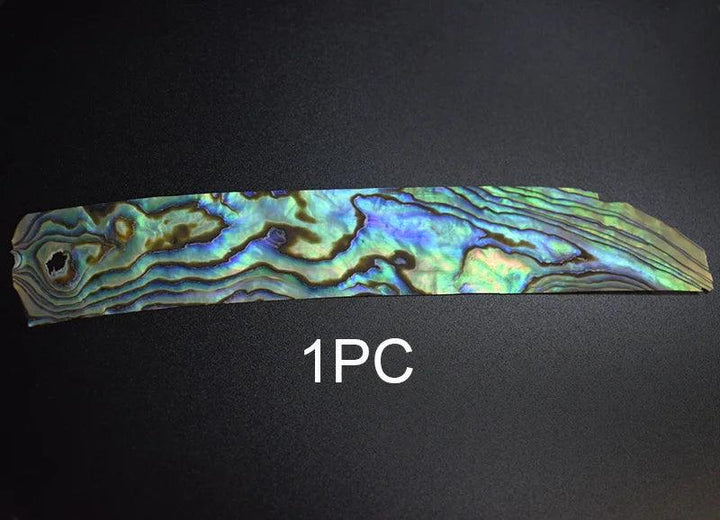 Lisslune | Stunning natural abalone shell fish tail pieces for creative jewelry and instrument inlays