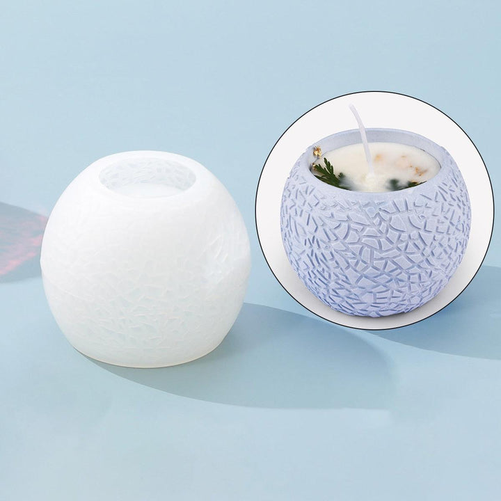 Lisslune | Silicone mold set for creative candle jars and flower planters