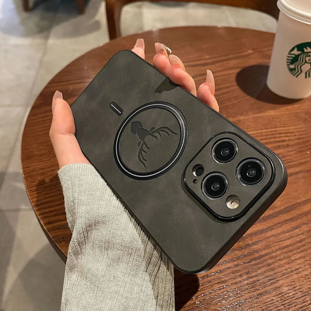 Lisslune | Deer Leather iPhone Case MagSafe Wireless Charging
