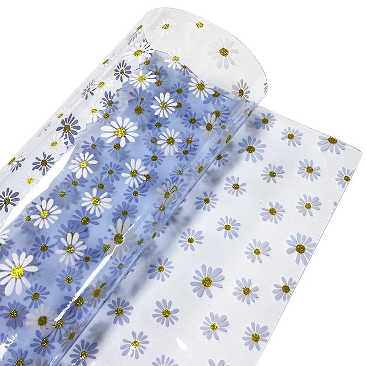 Lisslune | Floral Elegance PVC Craft Film for Creative Home Decor and DIY Projects