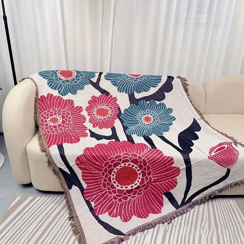 Lisslune | blue silhouette blanket