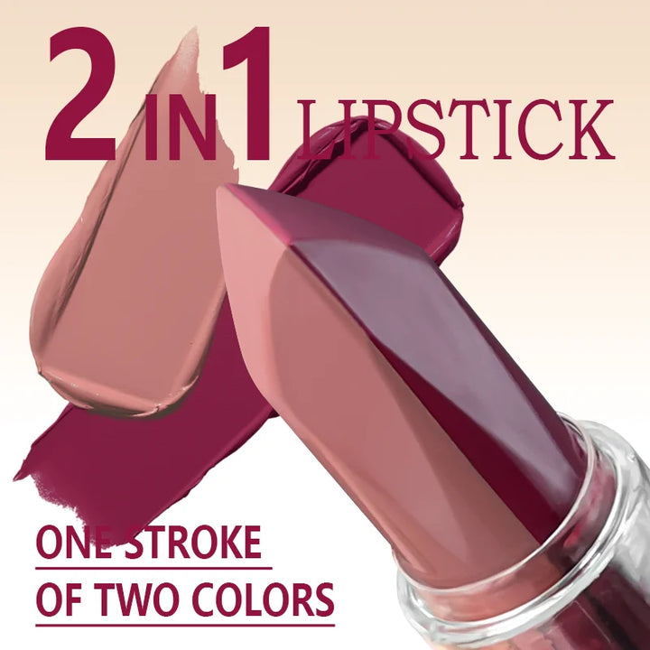 Rynx | 2 In 1 Lip Liner & Lipstick, tapered, long-lasting, waterproof lip contour, matte brown velvet lip combination pencil cosmetics