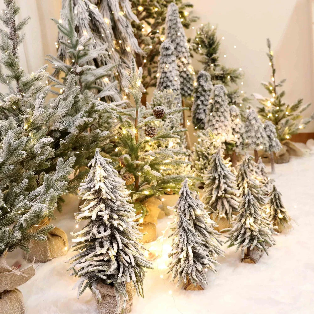 Rynx | Mini PE Christmas tree decoration Pine Topping Table Christmas tree Christmas home Party Wedding decoration New Year's gift