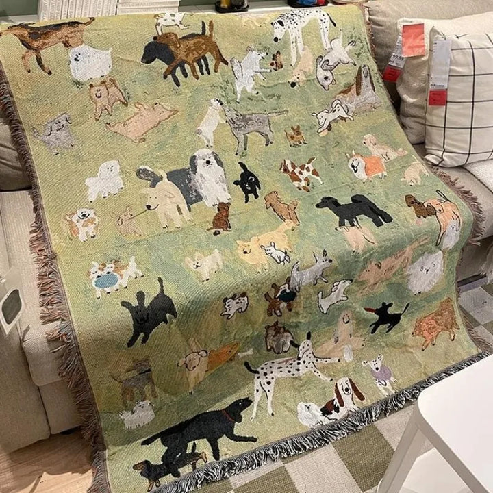 Lisslune | Dog tile blanket