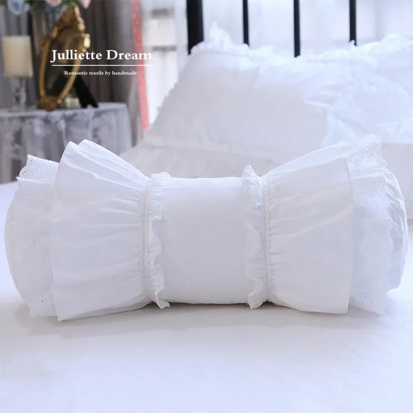 Rynx Lace Ruffle Pillowcases Home Decor Bedding Pillowcase Bed Pillow Candy Pillow Princess Lumbar Pillow Sofa Throw Pillow