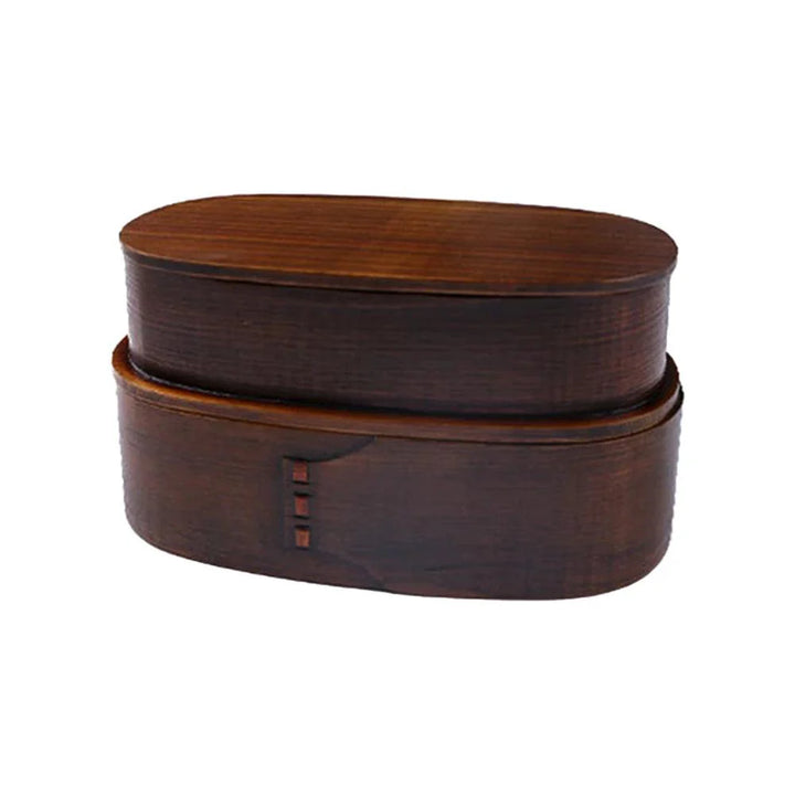 Lisslune | Elegant Japanese Wooden Bento Box - Eco-friendly Portable Lunch Container for Meals, Sushi, and Snacks