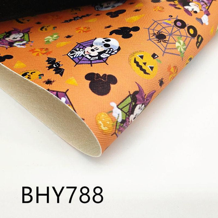 Lisslune | Lively cartoon theme vinyl fabric for A4 crafting projects