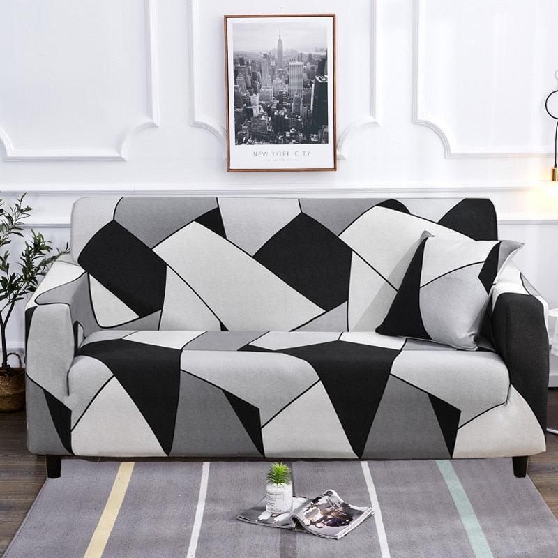 Lisslune | Modern Non-slip Colorful Elastic Sofa Cover