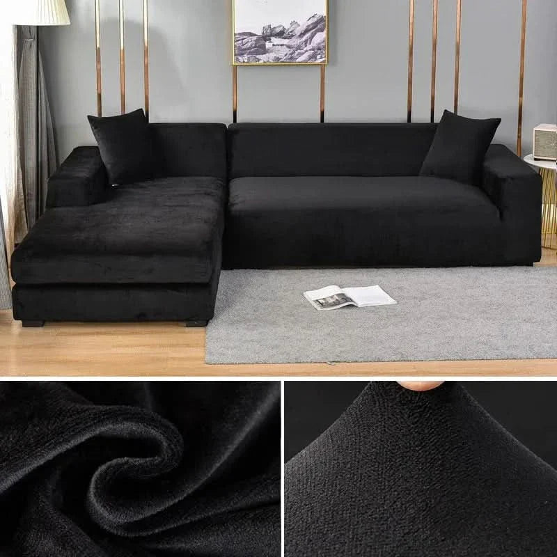 Lisslune | PlushFit - High-Quality Sofa Covers Made of Stretch Velvet