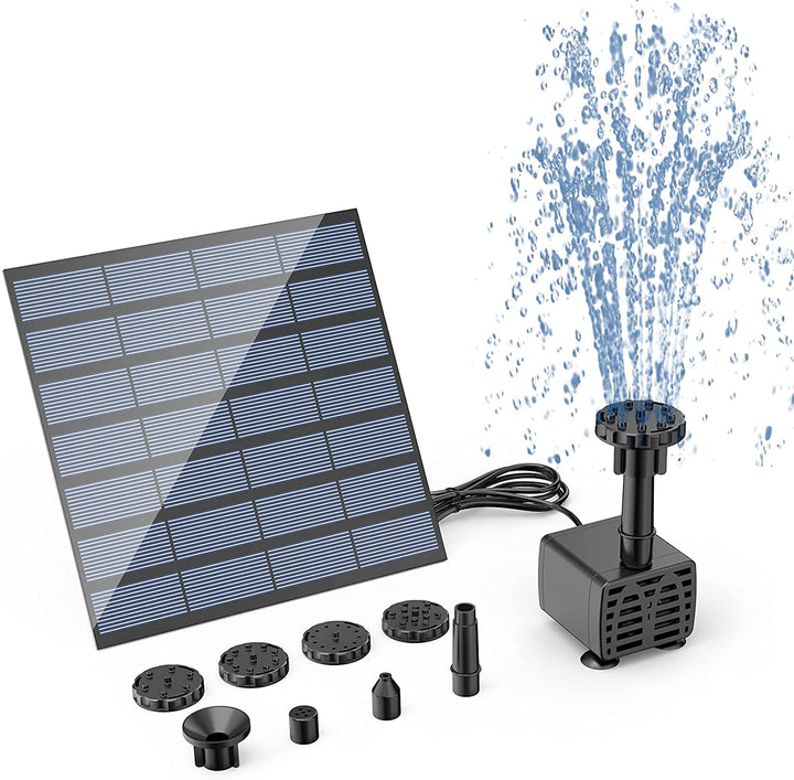 Lisslune | Solar fountain and pond pump incl. fountain function