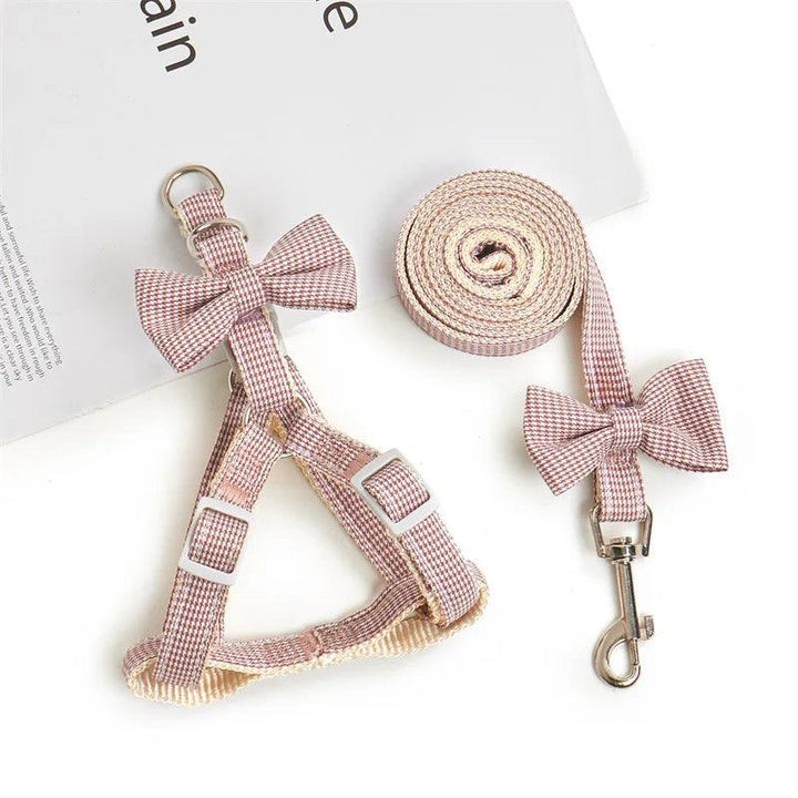 Lisslune | Beautiful, star-shaped adjustable harness and leash set for small pets