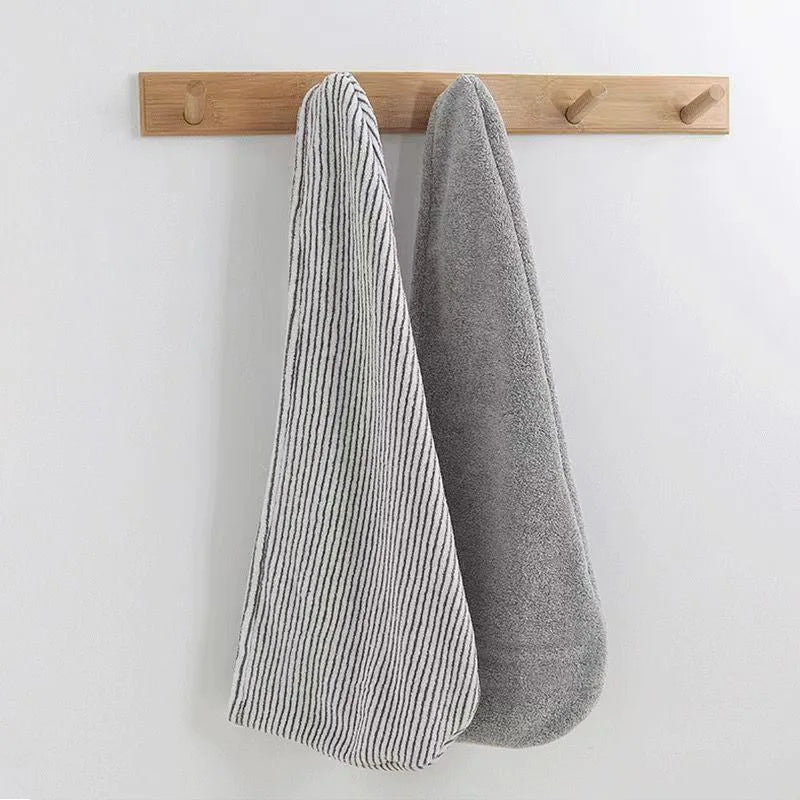 Rynx New Grey Bamboo Activated Charcoal Drying Hood, soft water-absorbing shower caps, home and daily drying hair towels