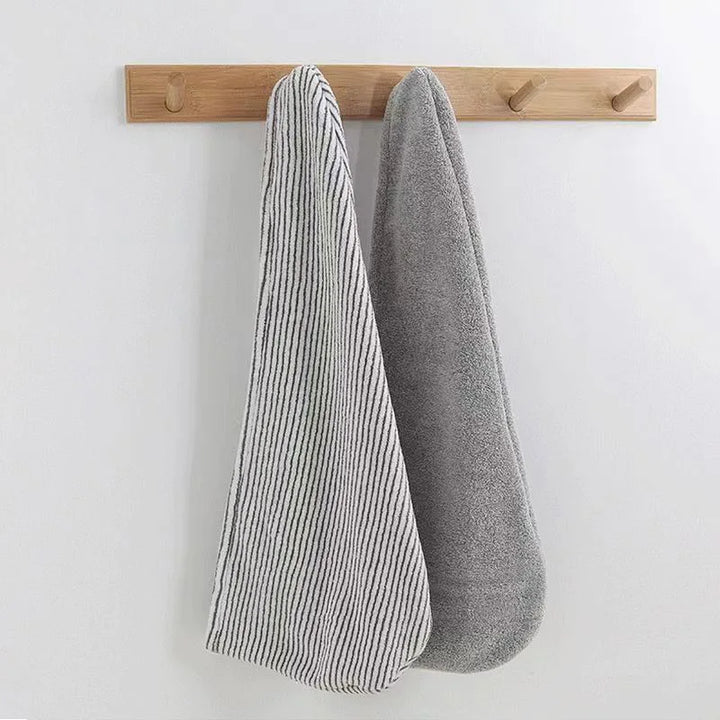 Rynx New Grey Bamboo Activated Charcoal Drying Hood, soft water-absorbing shower caps, home and daily drying hair towels