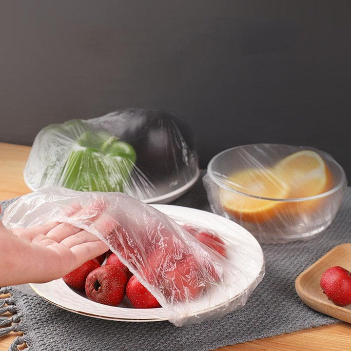 Lisslune | Ultimate 100-Pack Elastic Food Covers for Maximum Freshness Protection