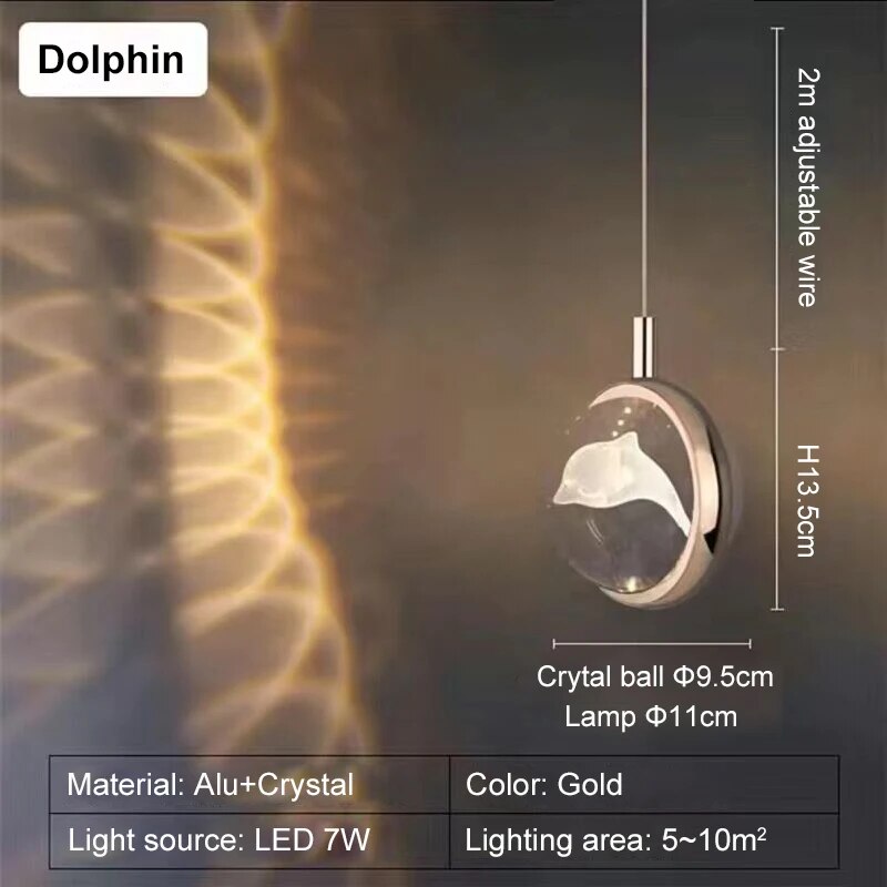 Lisslune | Romantic Crystal Rotating Mood LED Lights