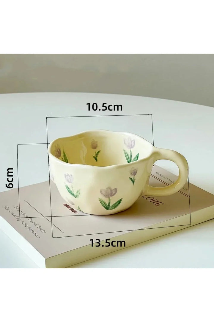 Lisslune | Flower ceramic mug