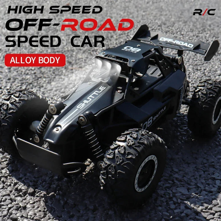 Lisslune | 1:16 RC Car with LED Lights – High-Speed Off-Road Adventure