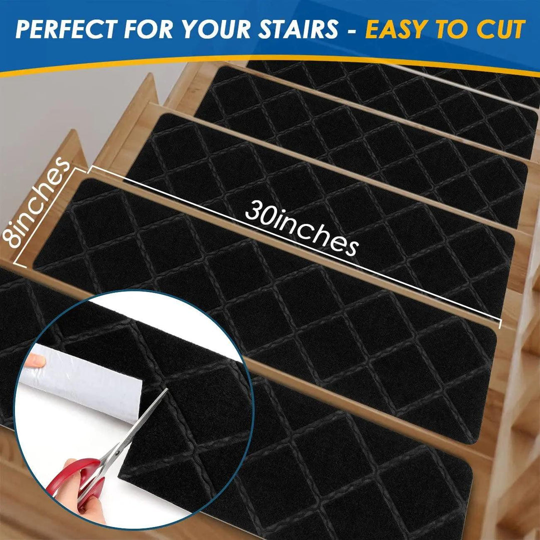 Lisslune | SafetyStep Cushioning Antislip Step Mats - Water-absorbing Safety Solution