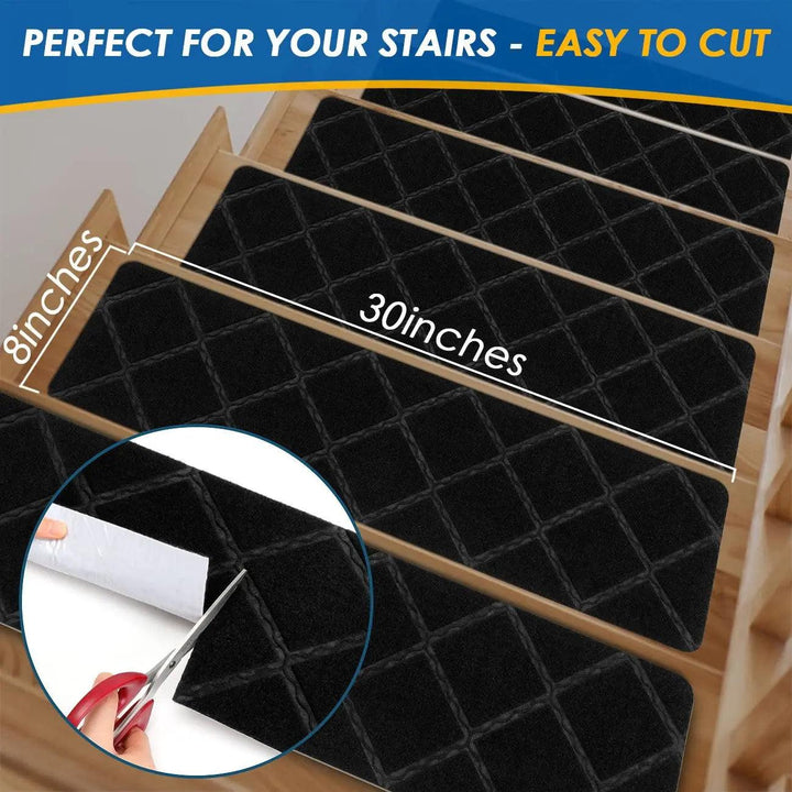 Lisslune | SafetyStep Cushioning Antislip Step Mats - Water-absorbing Safety Solution