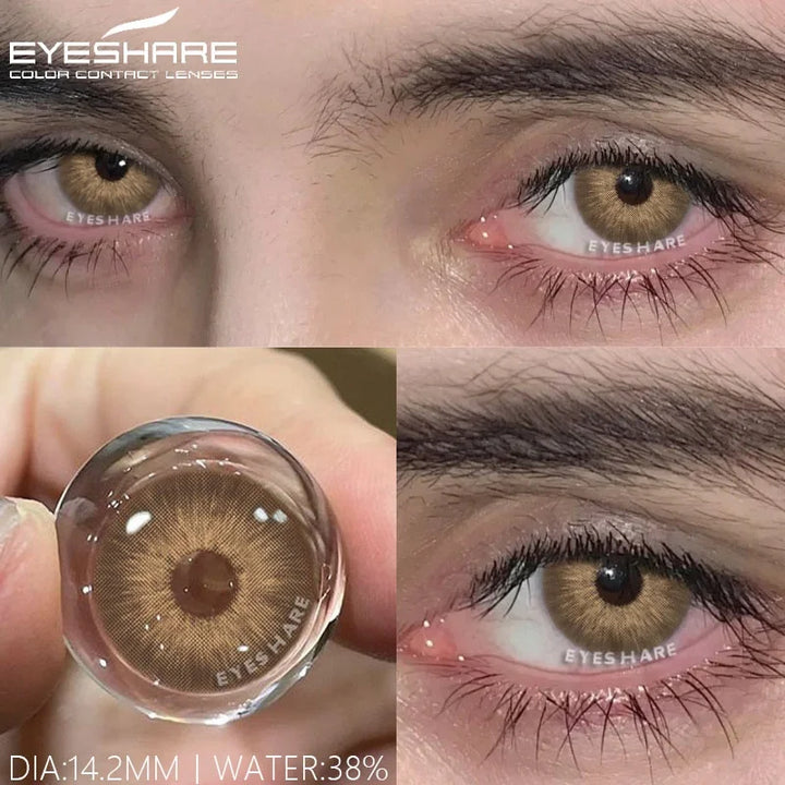 Rynx | 1pair color contact lenses gray color contacts for eye fashion blue eye lenses annual green eye contacts black lenses