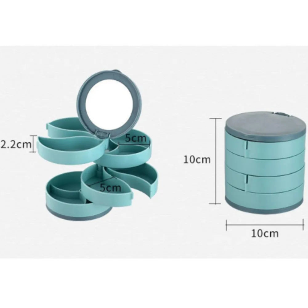Lisslune | Multi-Layer Rotating  Jewelry Organizer Storage