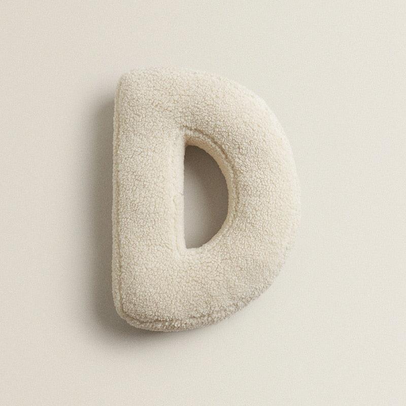 Lisslune | Delightful English Letters Plush Cushion - Cozy Home Accessory