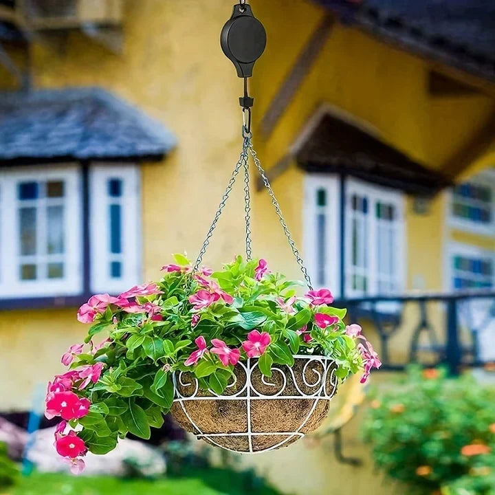 Lisslune | PlantLift - Adjustable Hanging Hooks for Plants and Baskets