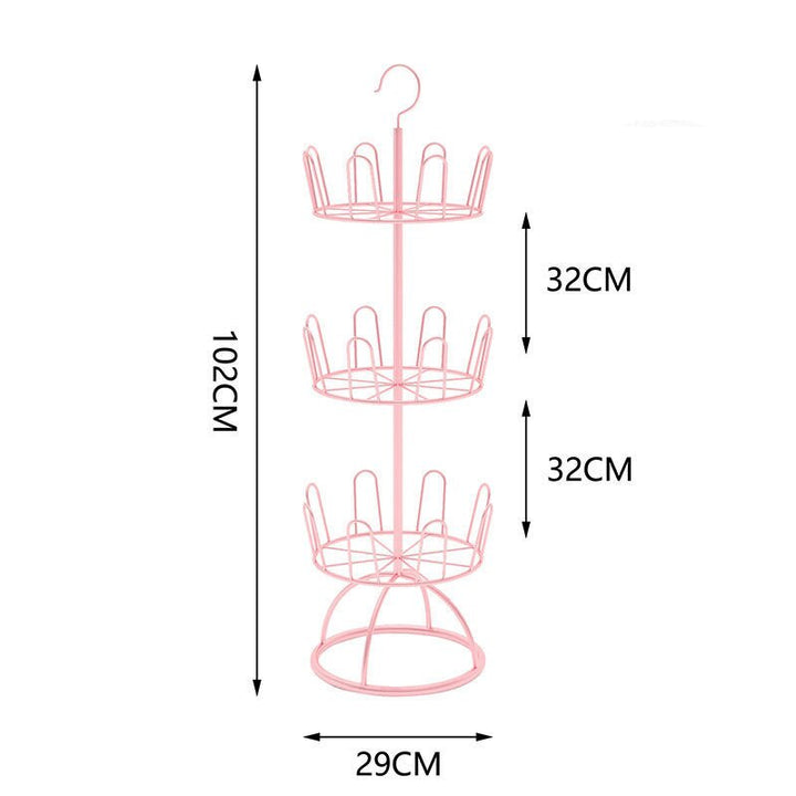 Lisslune | Circular Space Saving Shoe Rack Organizer