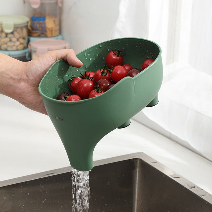 Lisslune | Elephant Easy Drain Sink Basket