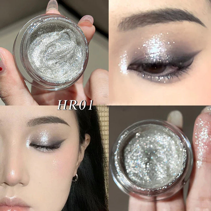 Rynx | Highlighter Gel Eyeshadow Brightening Purple Apricot Powder Shine Water Light Contour Face Body Eyes Illuminator Makeup